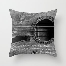 Country Music Throw Pillow