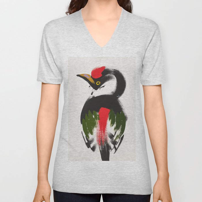 Pin-tailed manakin V Neck T Shirt