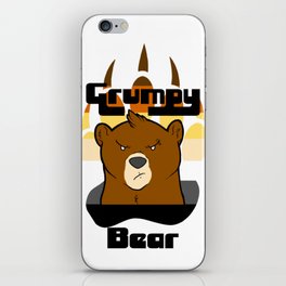 Grumpy Bear iPhone Skin