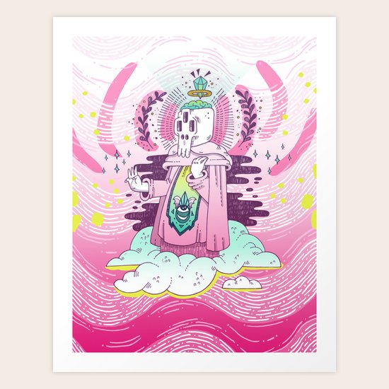 Pink Hush Hush Art Print