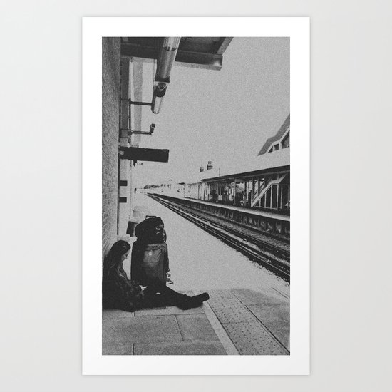 Waiting Art Print