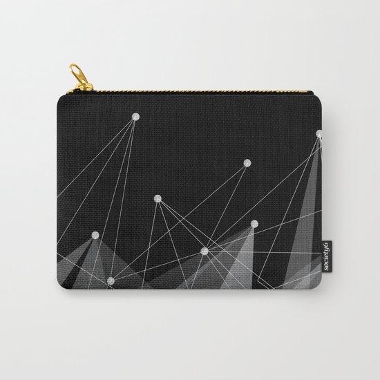 Black fractals Carry-All Pouch