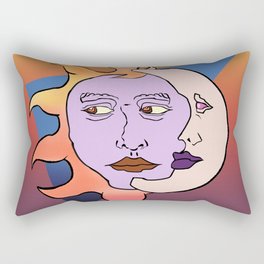 sol y luna Rectangular Pillow