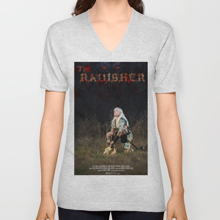 The Ravisher movie poster by Cameron Cox V Neck T Shirt