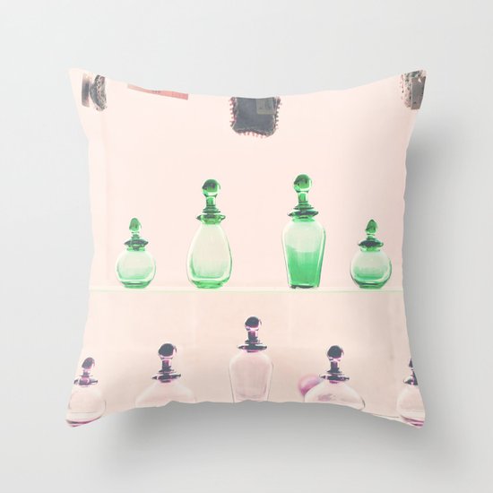 Vintage window Throw Pillow