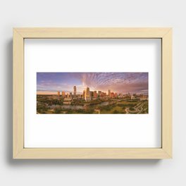 Austin Texas Sunset Recessed Framed Print