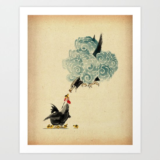 Fight Art Print