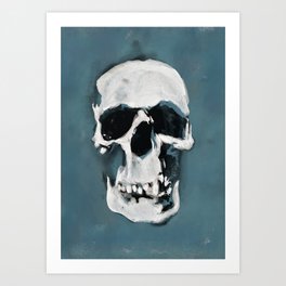 The Sherlock Skull Art Print