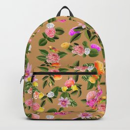 Frida Floral (Orange) Backpack