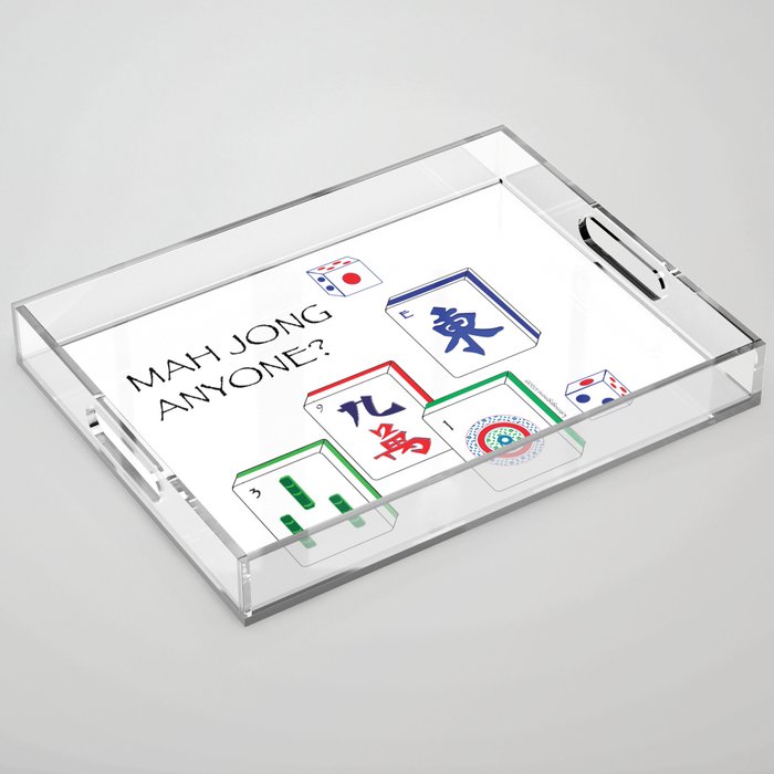 MahJong Anyone? Acrylic Tray