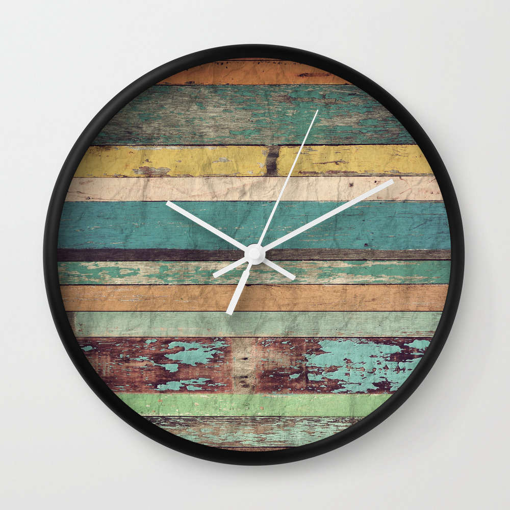 Wooden Vintage Wall Clock
