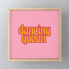 dancing queen Framed Mini Art Print