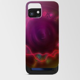 Psychedelic shapes iPhone Card Case
