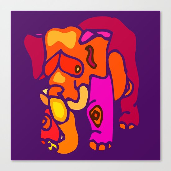 Elefunk Canvas Print