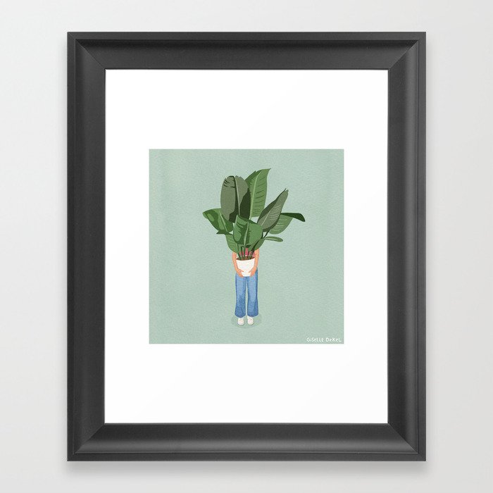 New Plant New Me Framed Art Print