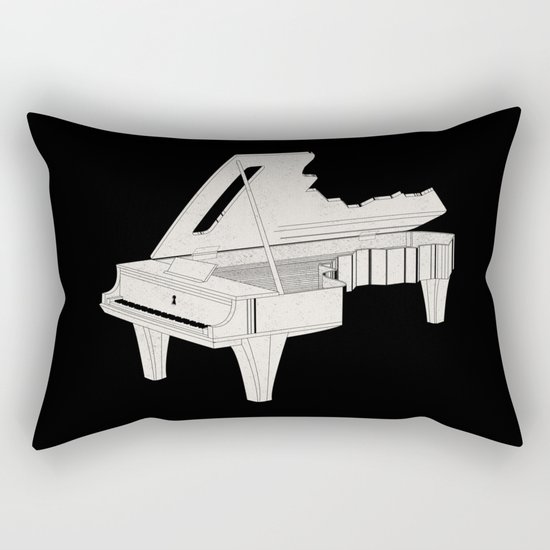 Music Is The Key. Rectangular Pillow