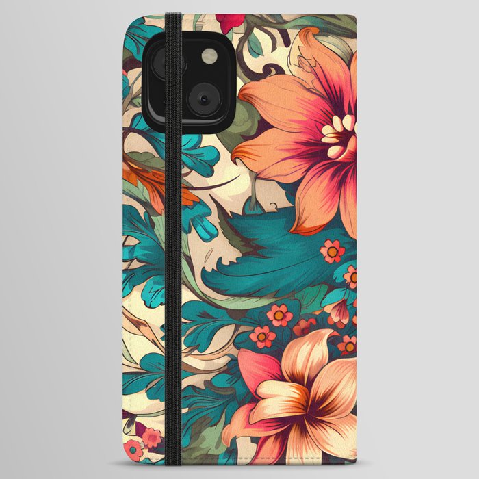 Floral Interior Design - Transform Your Space with Nature's Elegance iPhone Wallet Case