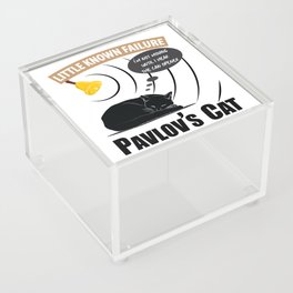 Pavlov's Cat - Little Known Failure - Funny Psychology Acrylic Box