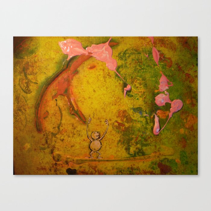 Hommage to the pink Canvas Print