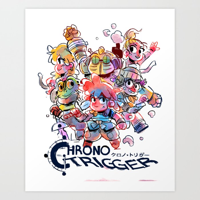 Chrono Trigger クロノ トリガー Art Print By Toonimated Society6