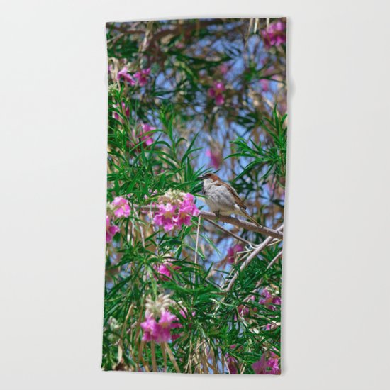 Hello Spring! Beach Towel