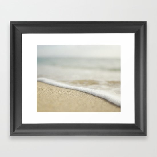 Sand and Surf Framed Art Print