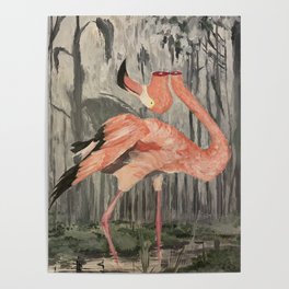 Untimely Flamingo Poster