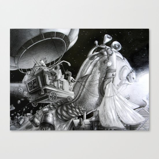 Fish of destiny Canvas Print