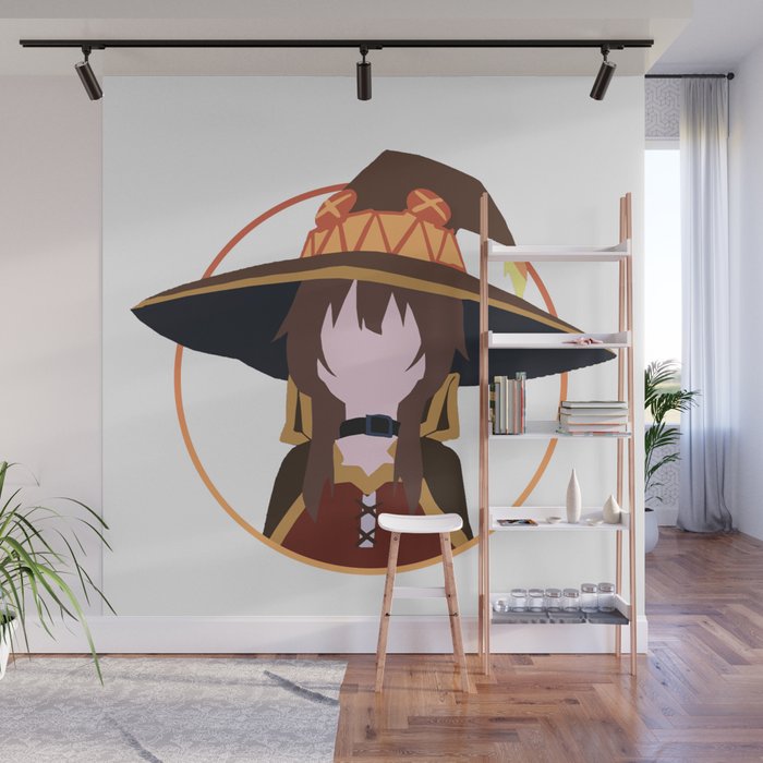 Megumin Sad Japanese Anime Aesthetic Wall Mural By Poser Boy Society6