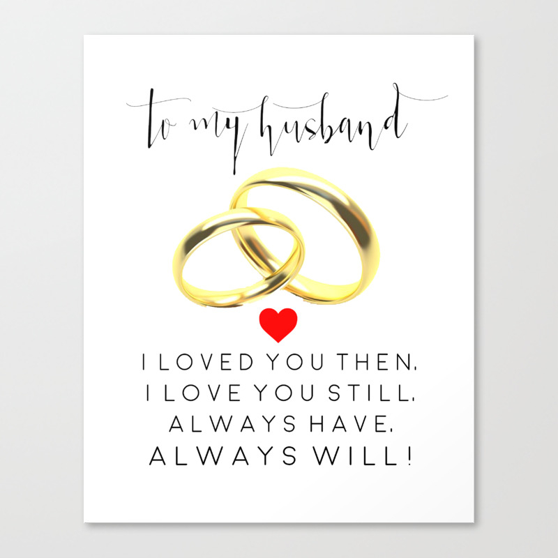 Husband Gift Husband And Wife Love Art Couples Gift Wedding Anniversary Rings For Men Romantic Art Canvas Print By Aleksmorin Society6