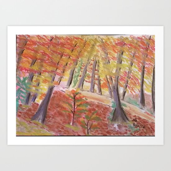 The Narrow Path Art Print