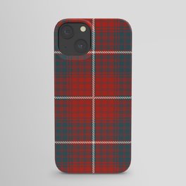 Red and Purple Square Pattern iPhone Case