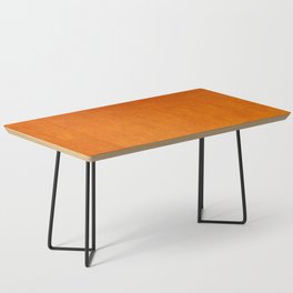 Orange Velvet Coffee Table