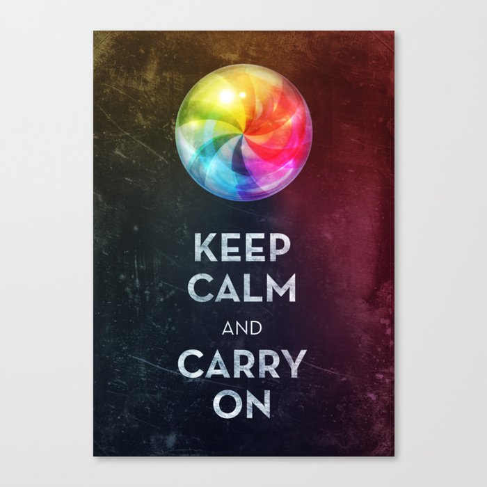 Keep Calm Canvas Print