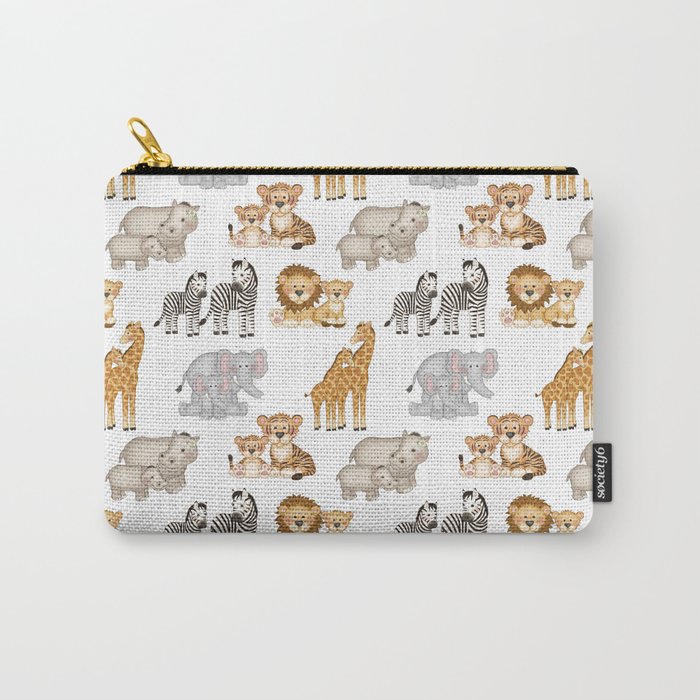 Safari Jungle Animals Carry-All Pouch