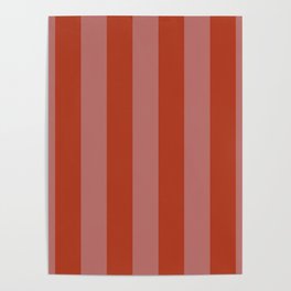 Striped Greek Terra Poster