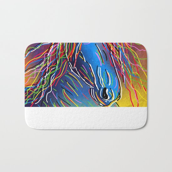 horse Bath Mat