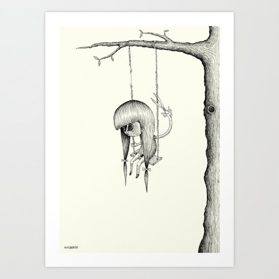 'Swing' Art Print
