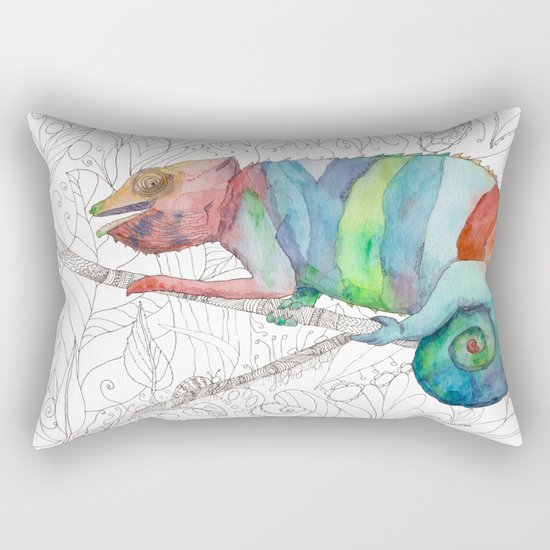 Chameleon Fail Rectangular Pillow