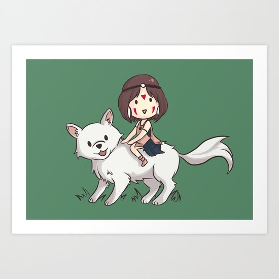 Princess Mononoke II Art Print