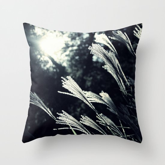 night walk Throw Pillow