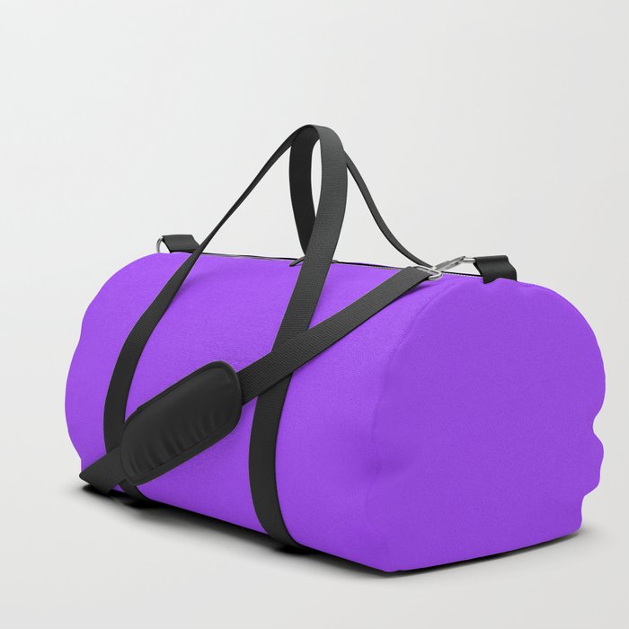 Bright Fluorescent Neon Purple Duffle Bag