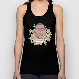 Justice for George Floyd | with white text  Tank Top
