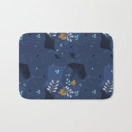 Stingrays in the Deep Ocean Bath Mat