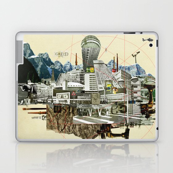 Collage City Mix 7 Laptop & iPad Skin