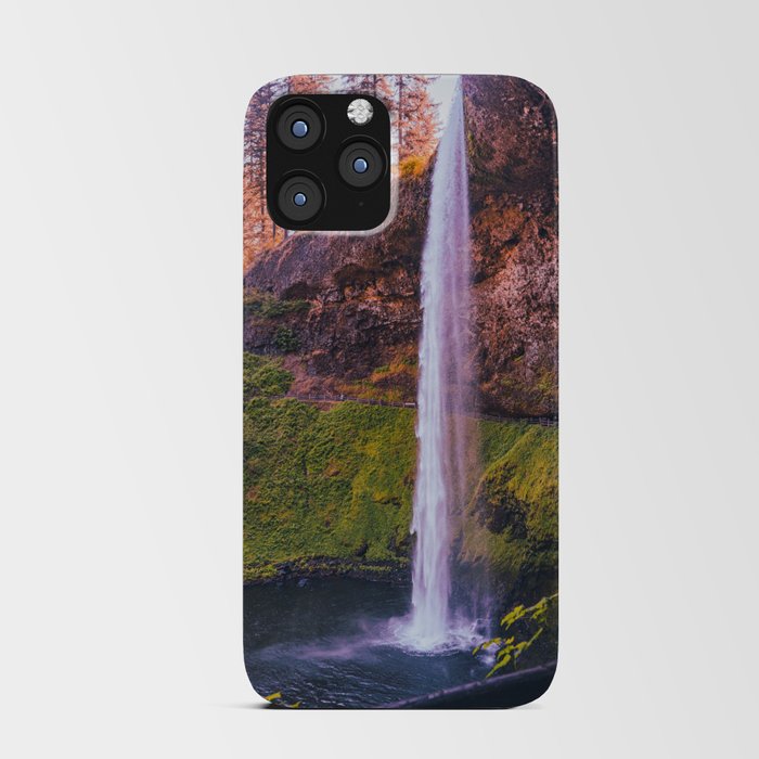 Waterfall in Oregon | Travel Photography | PNW iPhone Card Case
