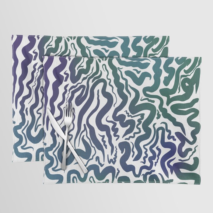 Abstraction Snakes Placemat