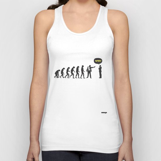 WTF? Evolution! Unisex Tank Top