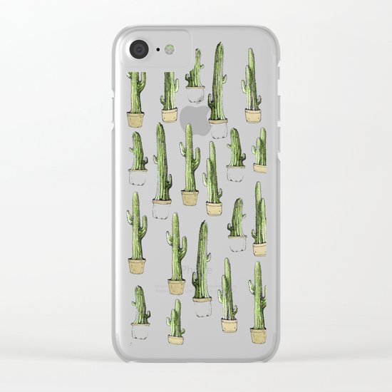 cactus pen! Clear iPhone Case