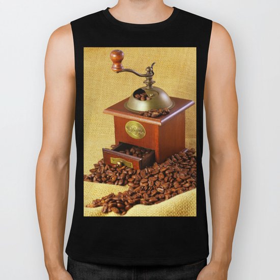 Coffee grinder Biker Tank